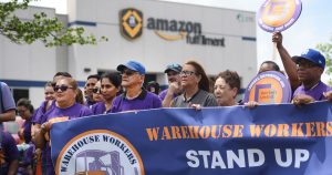 Workers announce union drive at Amazon