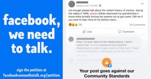 Facebook campaign