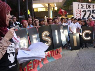 Voces Unidas Outside ICE Office New Orleans 2019 Photo by 102 point 3 WHIV FM