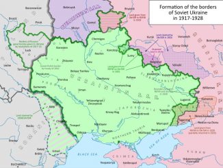 640px 1917 1928 Soviet Ukraine borders formation EN