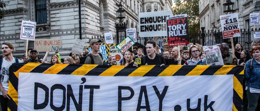 Anti inflation rallies have hit England