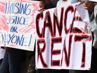 Housing Activists Hold Protest Against Forceful Evictions By Law Enforcement
