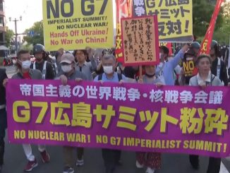 Skynews protests g7 g7 meetings