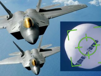 F22 Chinese Spy Balloon Shoot Down
