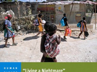 Human Rights Watch Report Living a Nightmare cover from August 2023 696x674