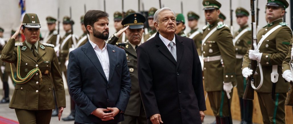 Boric AMLO ICC Israel crimes