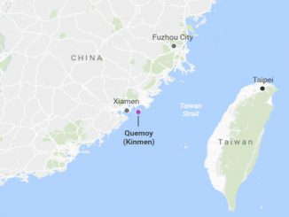 Taiwan Strait map