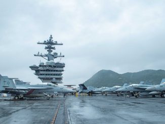 Theodore Roosevelt Arrives in Busan