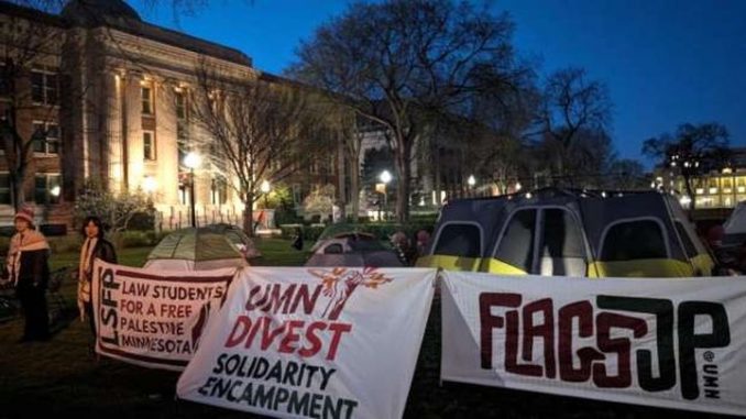 University of minnesota protest