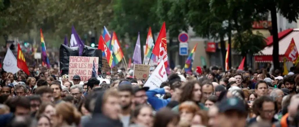 France protest macron