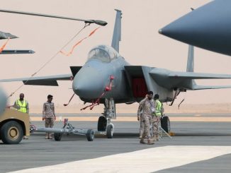 Saudi fighter jet defense