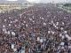 Protest against israeli attacks on gaza in yemen