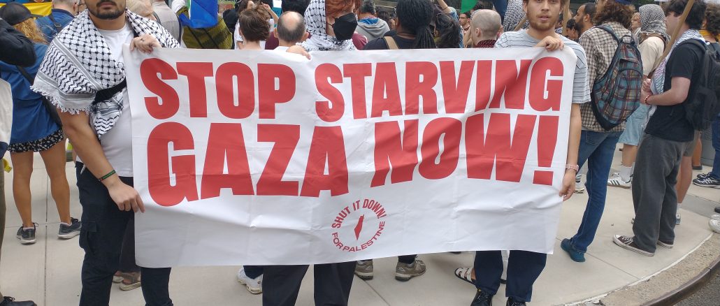 Stop starving gaza