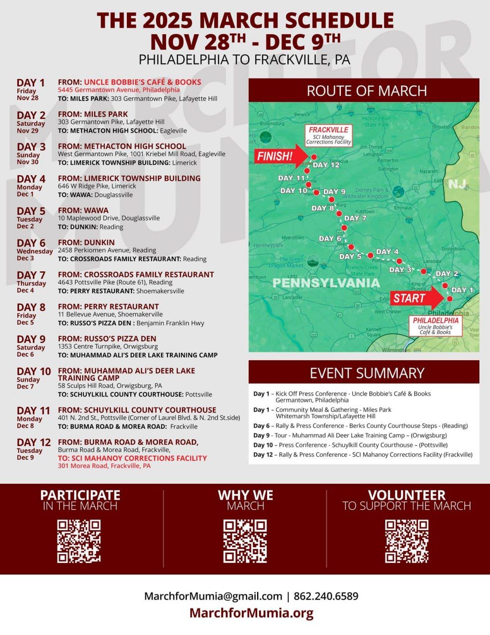 Mumia march sched102025