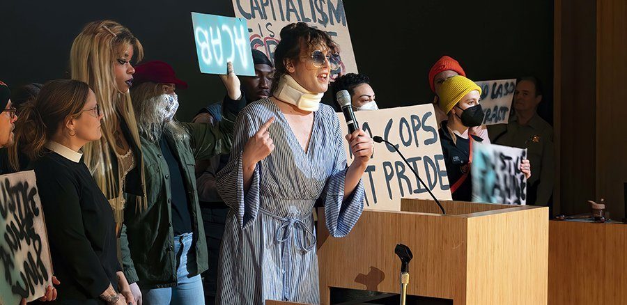 WEHO TIMES 22024 Trans activist arrested