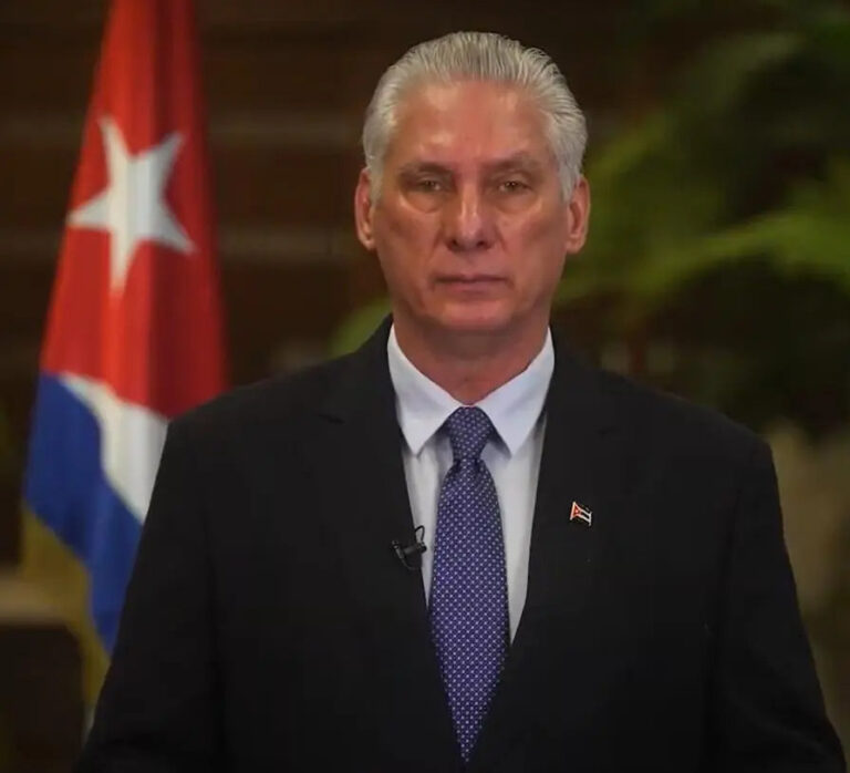 Cuban President Miguel Díaz-Canel denounces impact of U.S. energy ...