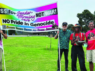 McCubbin no Pride in genocide