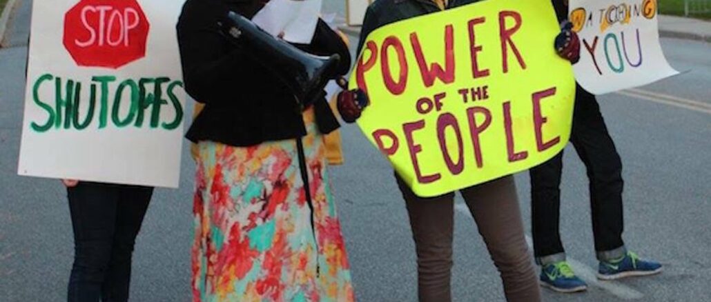 Central Hudson Protests Shutdown