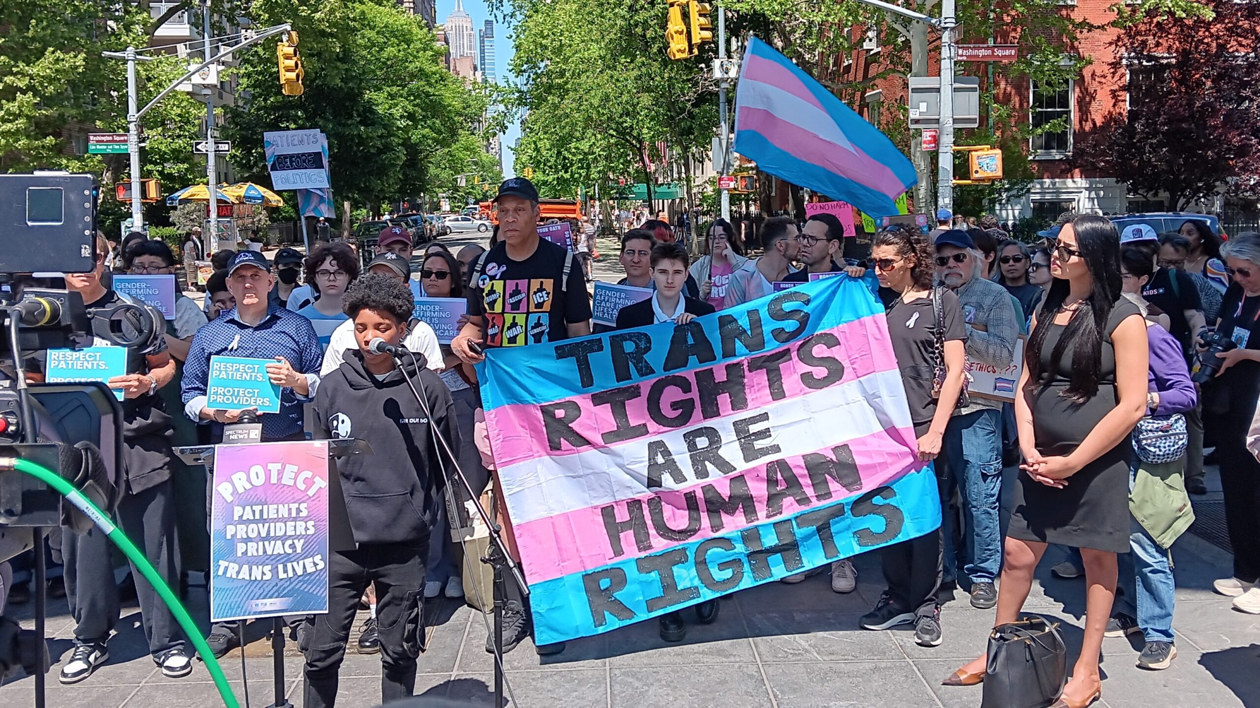 NYU Langone protest