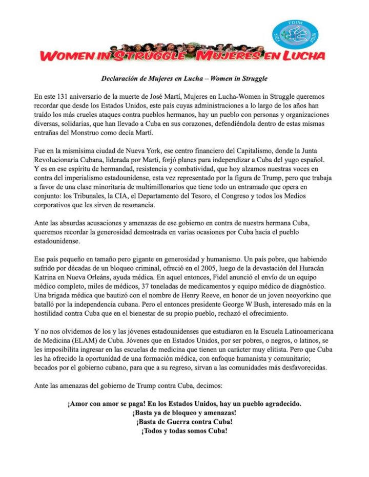 Mujeres en Lucha: We Are All Cuba PDF preview
