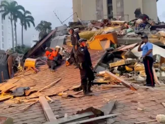Coastal La Guaira state showed widespread infrastructure damage.