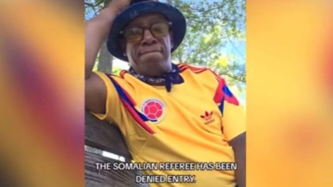 Ian Wright Somali referee denied entry to US 678x381