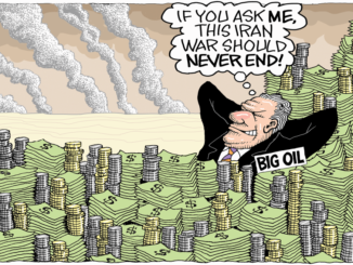 Big oil profiting over iran war