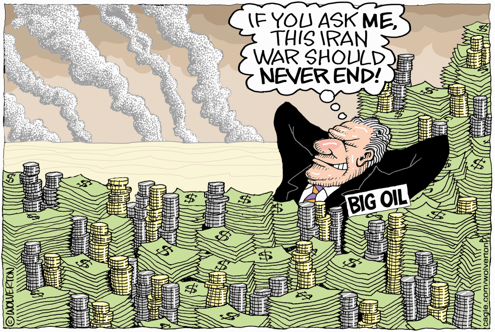Big oil profiting over iran war