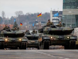 Bundeswehr vilnius parade leopard tanks